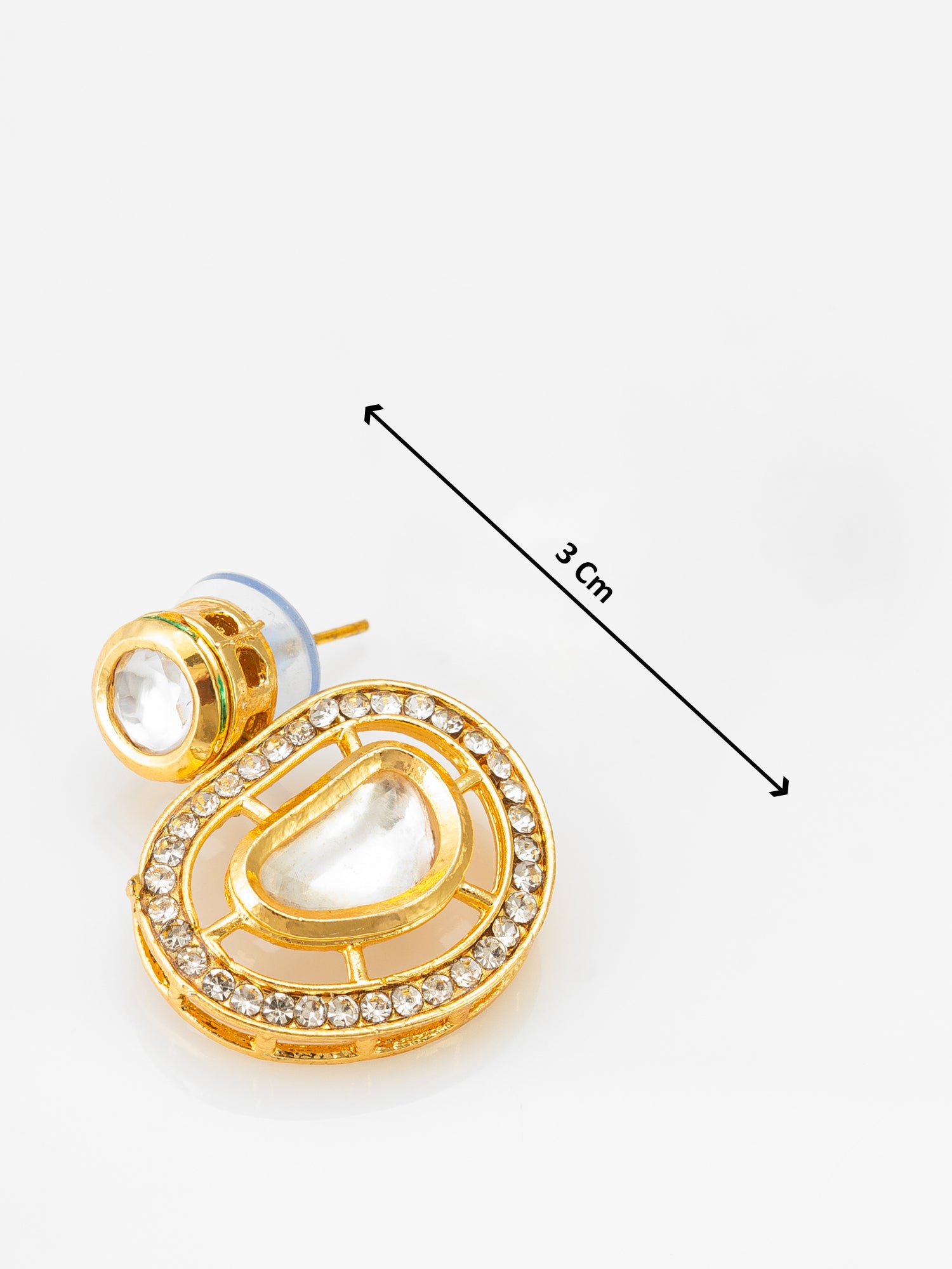 Aadita Horizontal Oval Kundan Mangalsutra Set