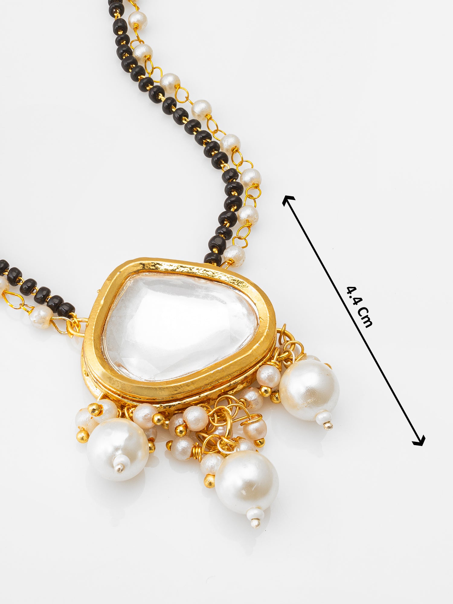 Aadita Ornate Pearl and Polki Mangalsutra