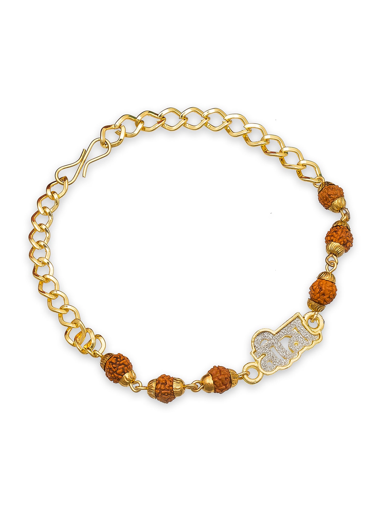 Aadita Vira Rudraksh Bracelet Rakhi for Brother