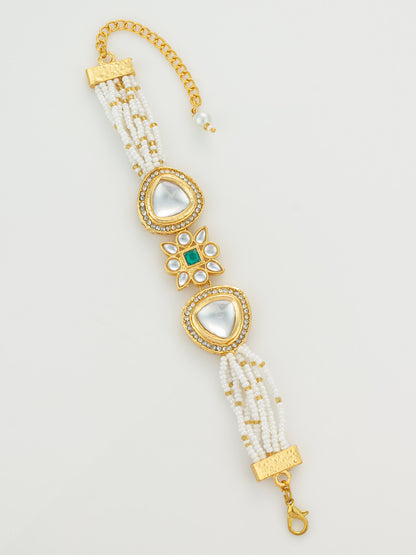 Aadita Triangular Motif Stone Studded Bracelet