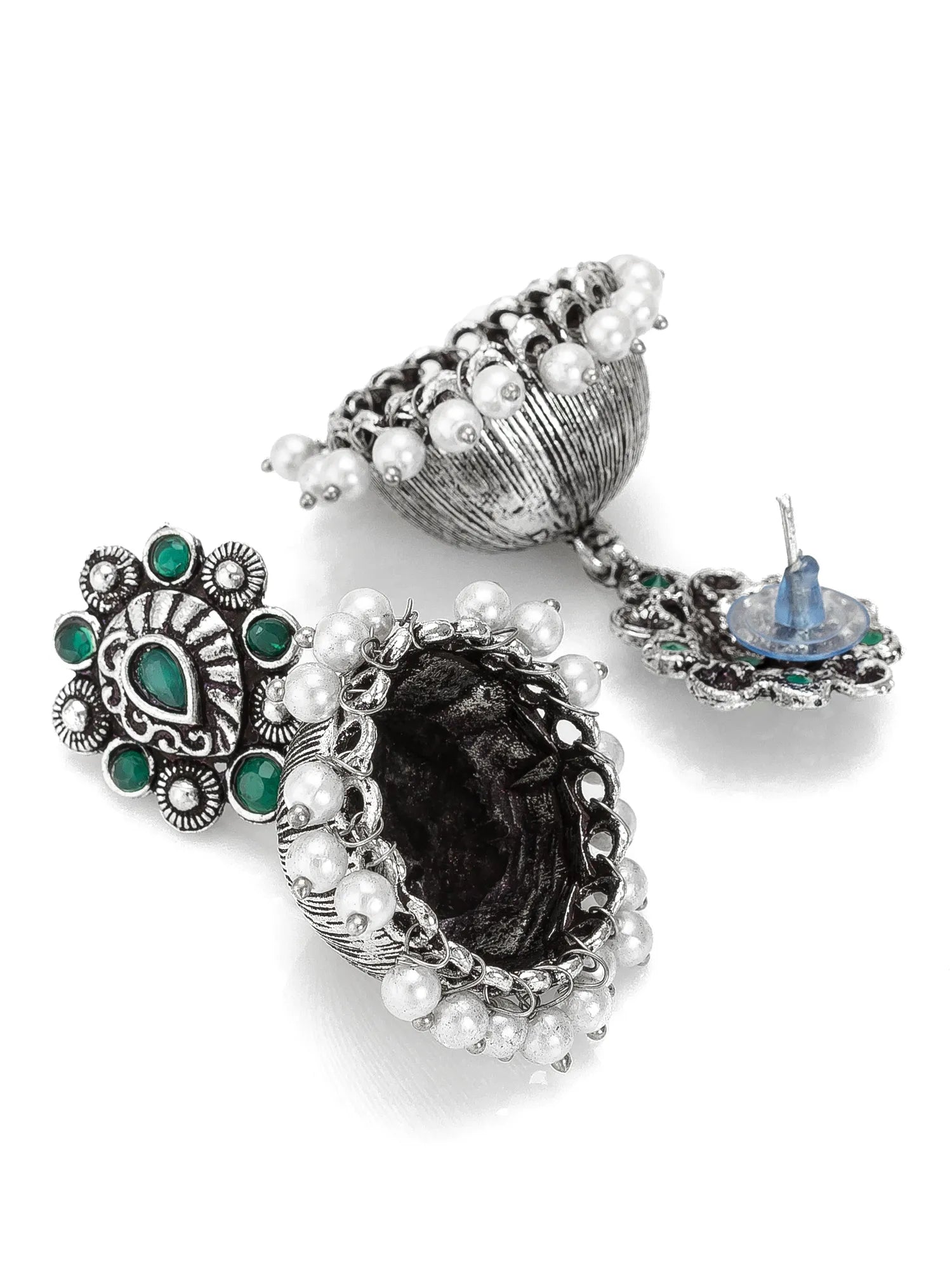 Floral Jhumka Earrings