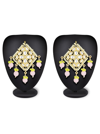  Mehendi Wear Beaded Drop Earrings 