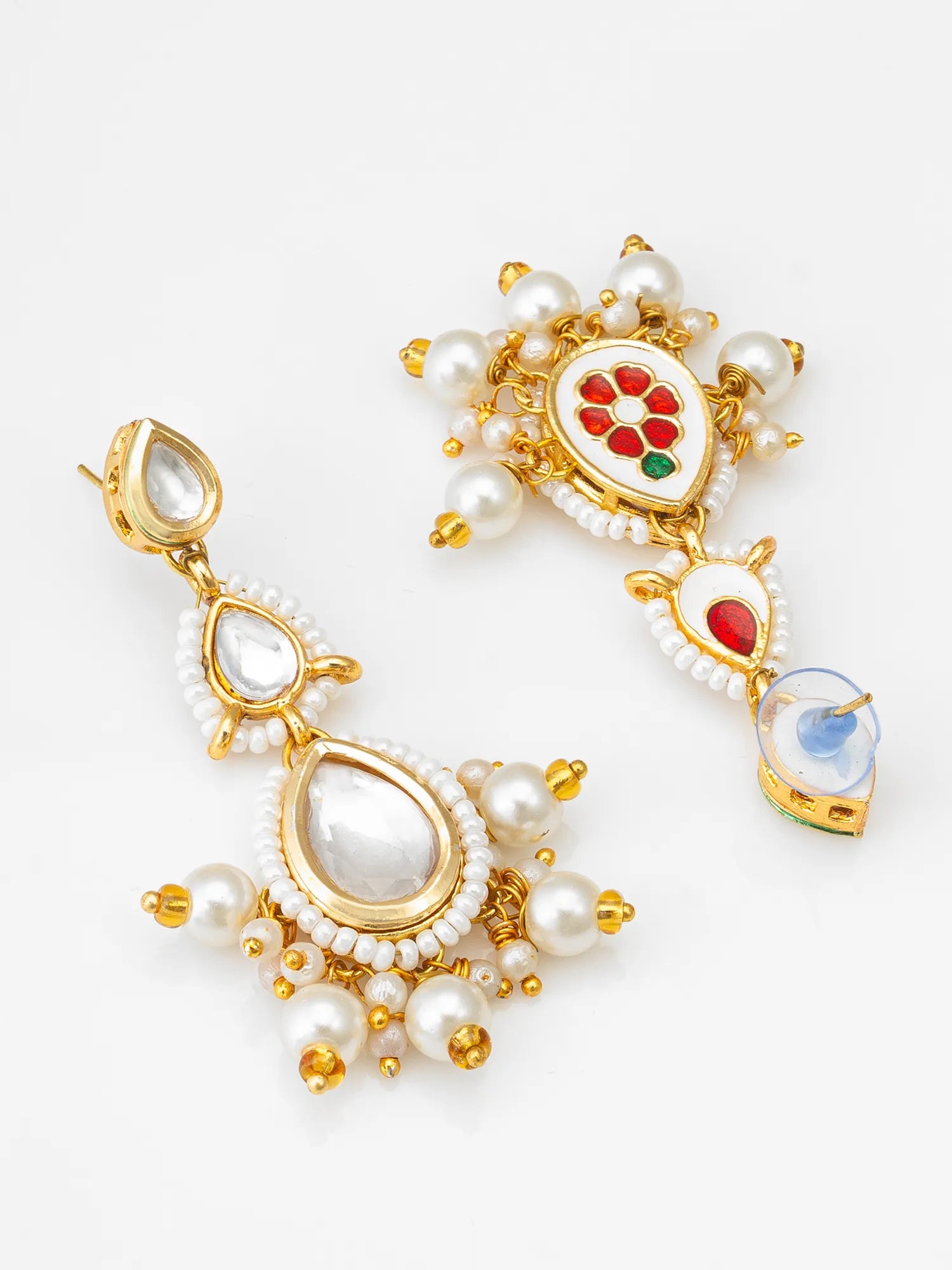 Kundan Pearl Earrings 