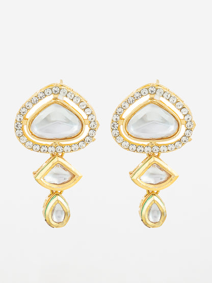 Aadita Tiered Kundan Articulated Earrings