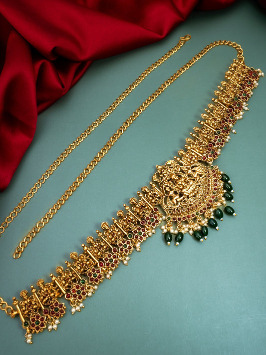 Aadita Antique Temple Design Goddess Lakshmi Kamarbandh