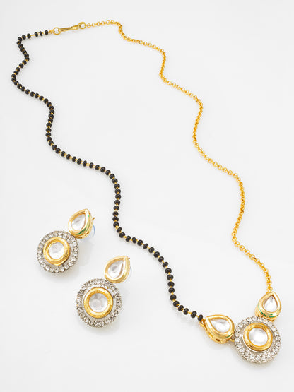 Aadita Pear-Top Circular Mangalsutra Set