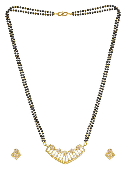 Aadita Ornate Floral Lattice Mangalsutra Set