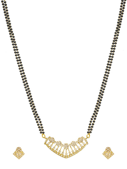 Aadita Ornate Floral Lattice Mangalsutra Set