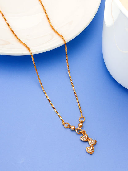 Aadita Triple Heart Cascade Pendent