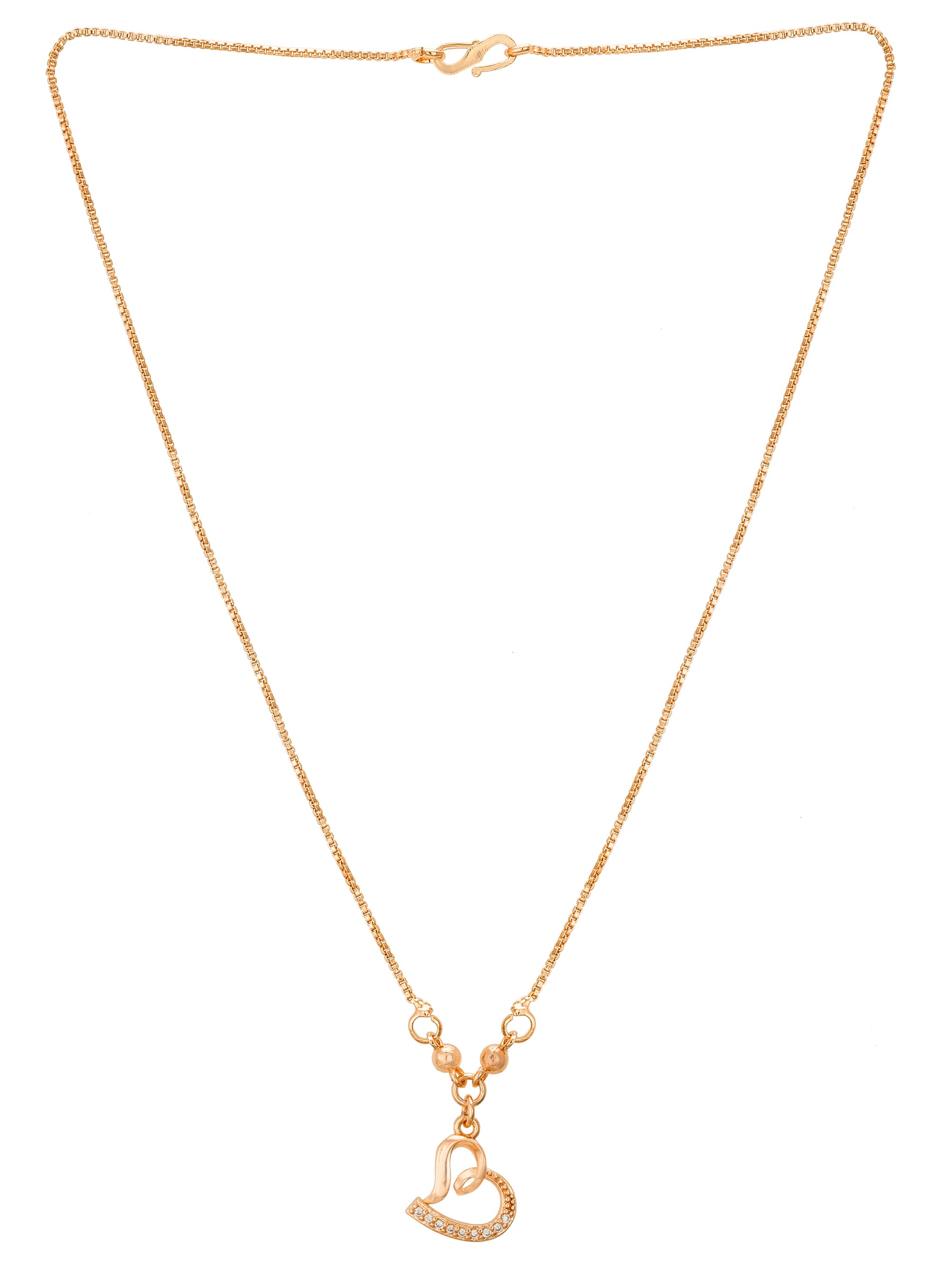 Aadita Stylized Open Heart Pendent