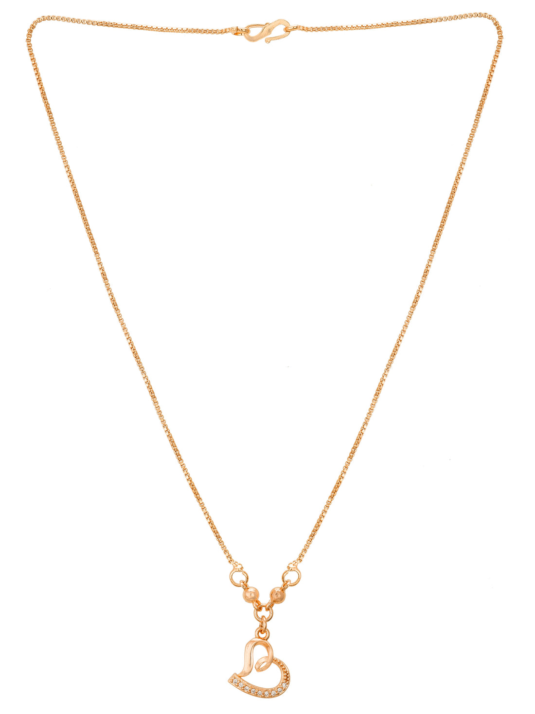 Aadita Stylized Open Heart Pendent
