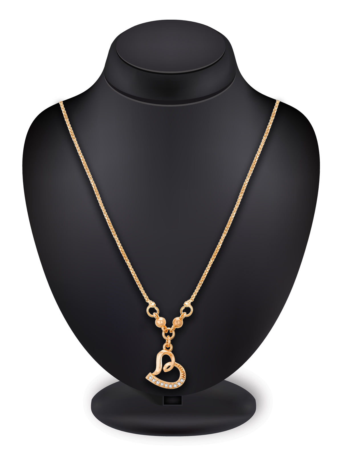 Aadita Stylized Open Heart Pendent