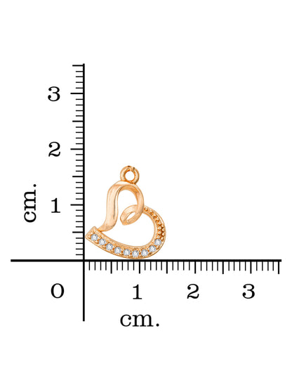 Aadita Stylized Open Heart Pendent