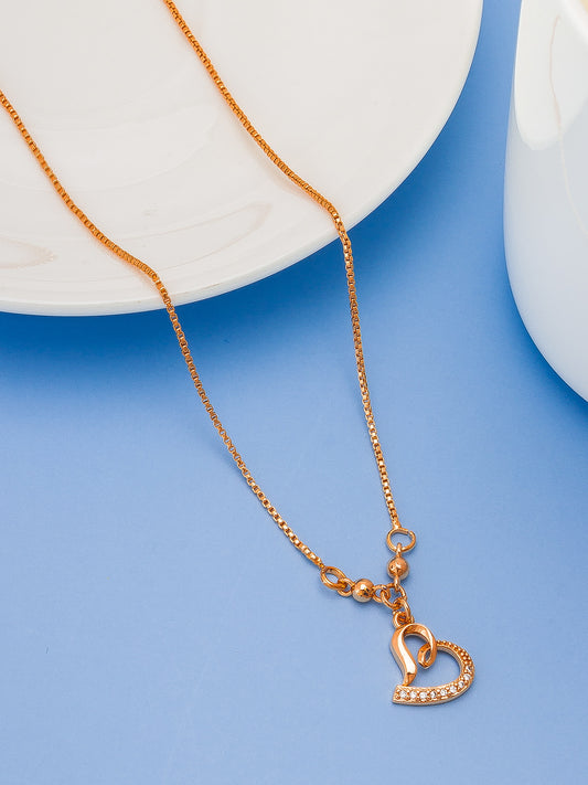 Aadita Stylized Open Heart Pendent