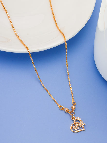 Aadita Heart & Butterfly Pendent