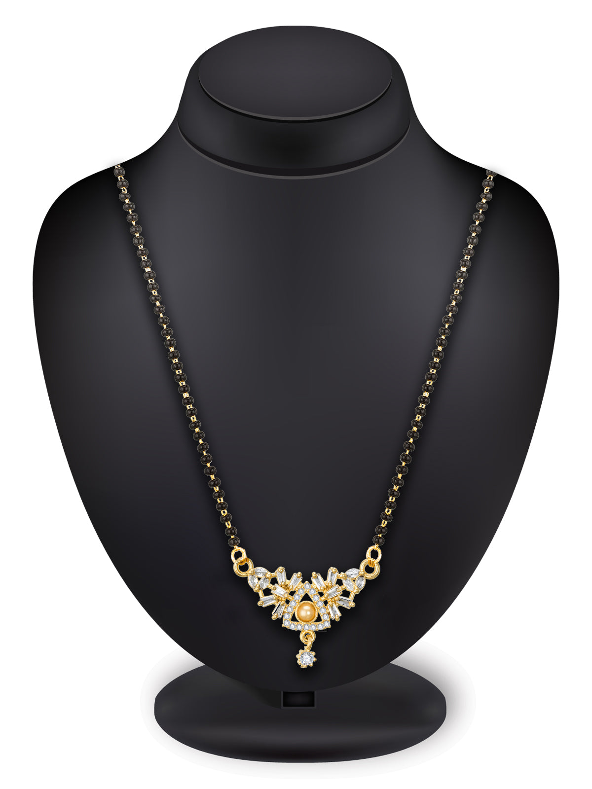 Aadita Geometric Triangle Mangalsutra