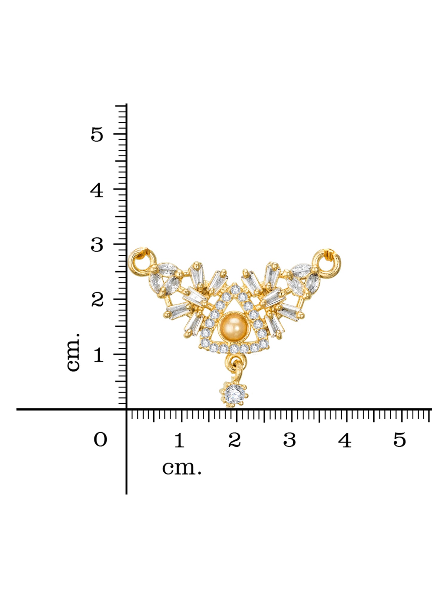 Aadita Geometric Triangle Mangalsutra