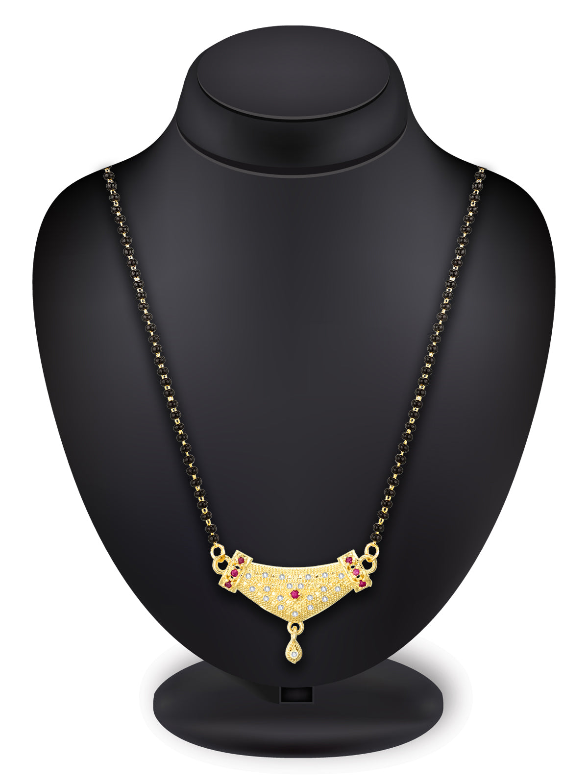 Aadita Royal Textured Arch Mangalsutra