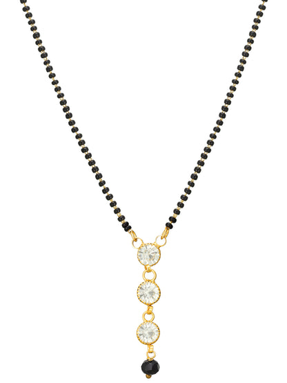 Aadita Linear Drop Trinity Mangalsutra