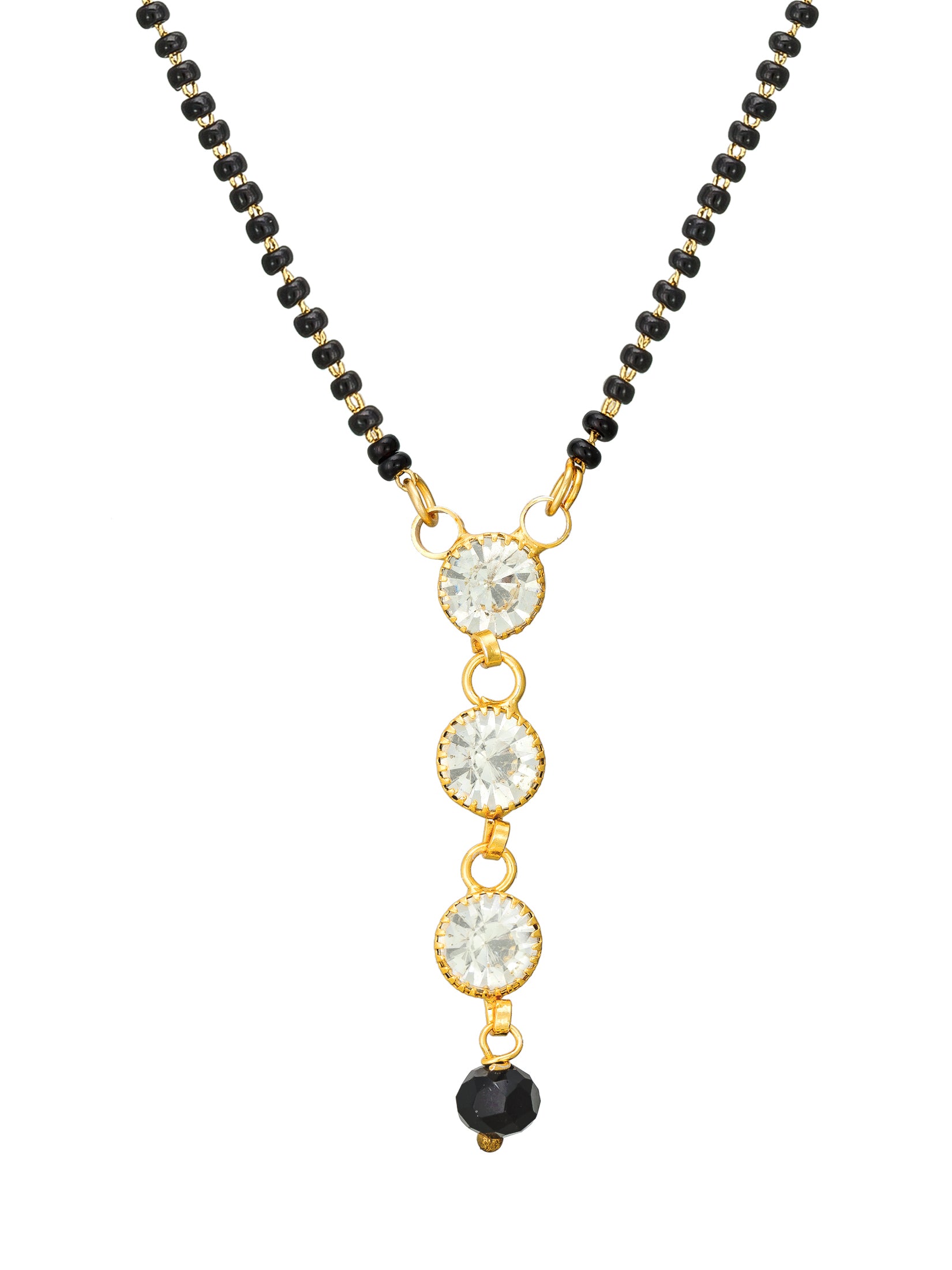 Aadita Linear Drop Trinity Mangalsutra