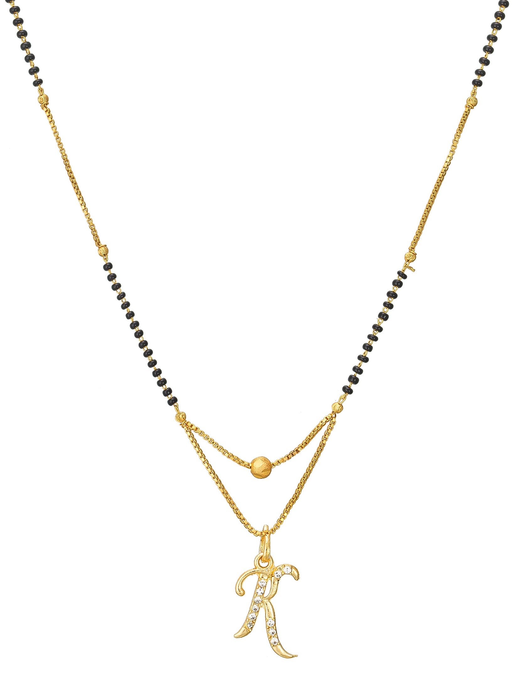 Aadita Alphabet 'K' Initial Mangalsutra