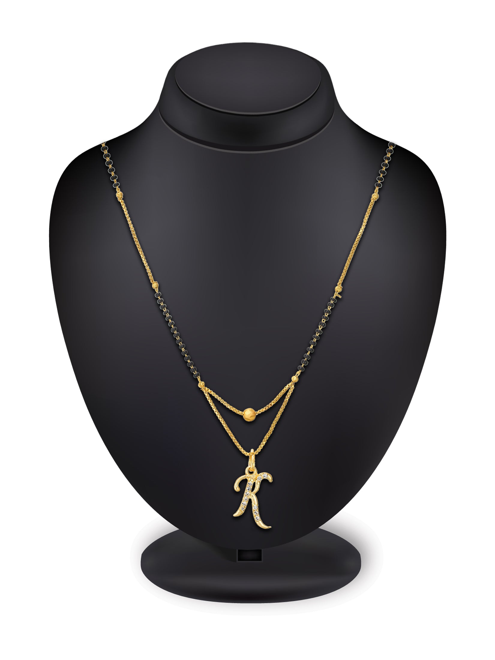 Aadita Alphabet 'K' Initial Mangalsutra