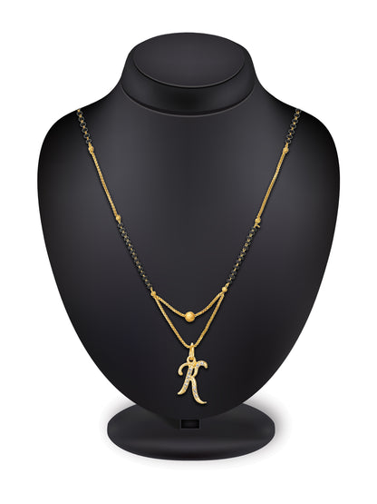 Aadita Alphabet 'K' Initial Mangalsutra
