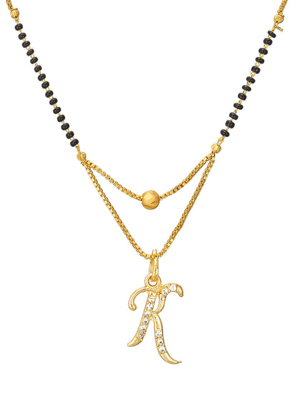 Aadita Alphabet 'K' Initial Mangalsutra