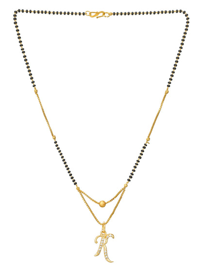 Aadita Alphabet 'K' Initial Mangalsutra
