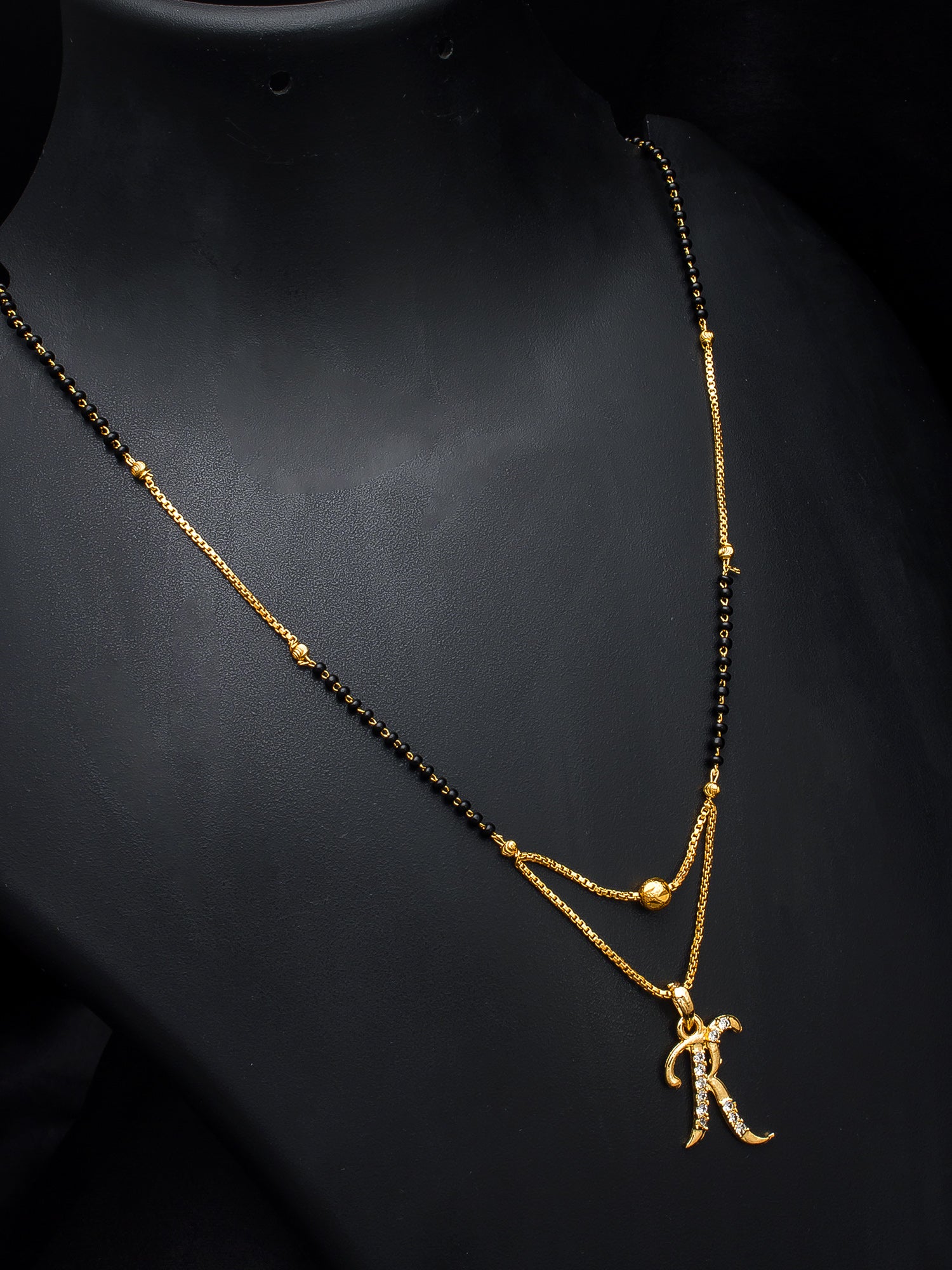 Aadita Alphabet 'K' Initial Mangalsutra