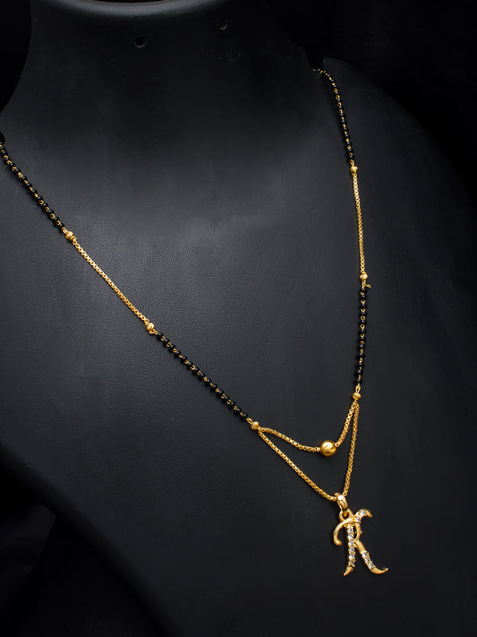 Aadita Alphabet 'K' Initial Mangalsutra