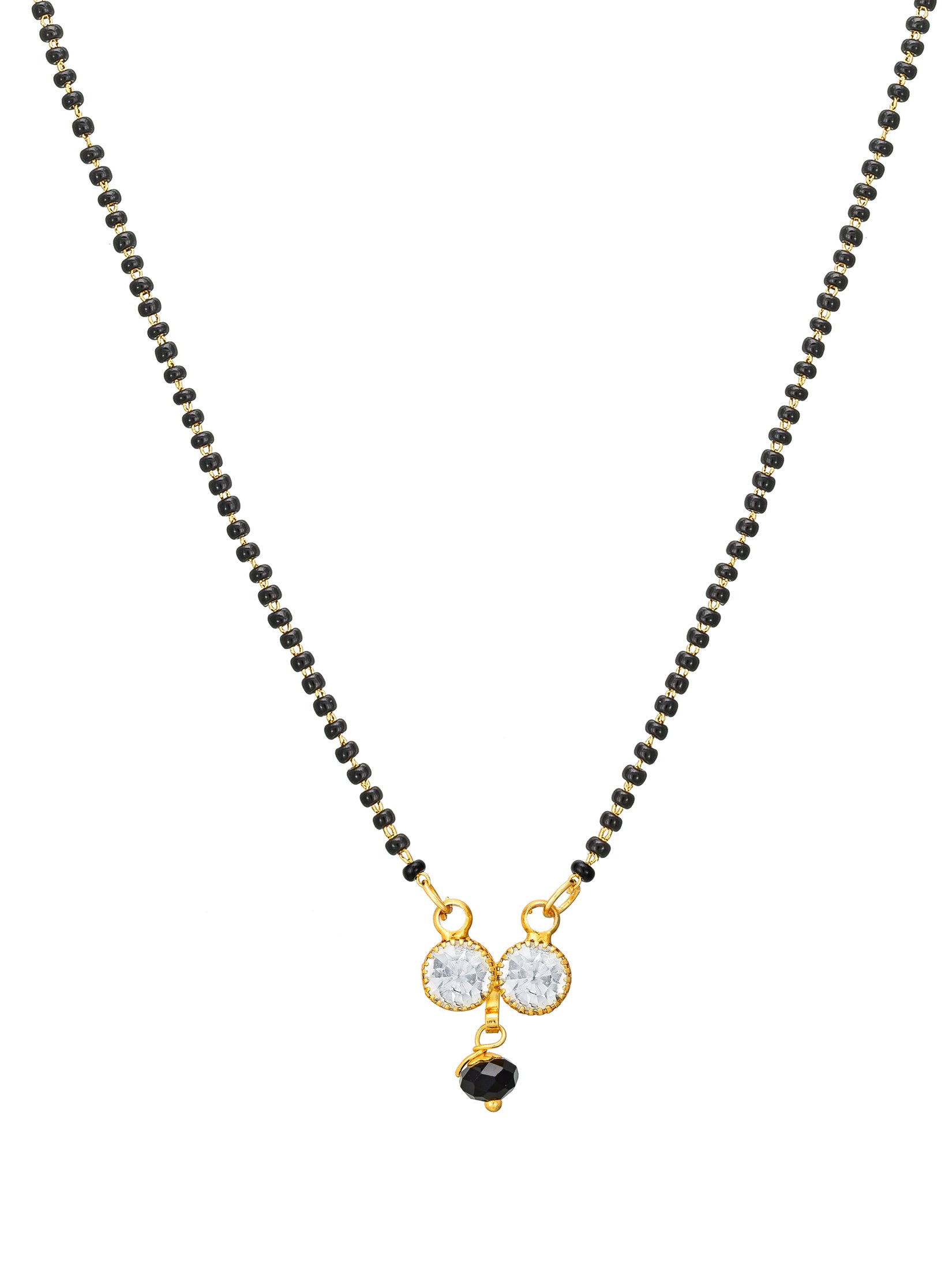 Aadita Twin Crystal Infinity Style Mangalsutra