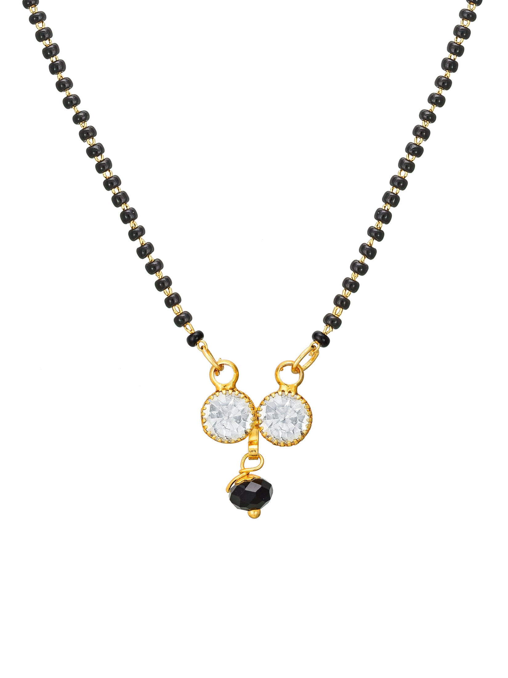 Aadita Twin Crystal Infinity Style Mangalsutra