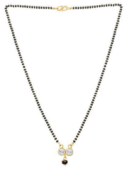 Aadita Twin Crystal Infinity Style Mangalsutra