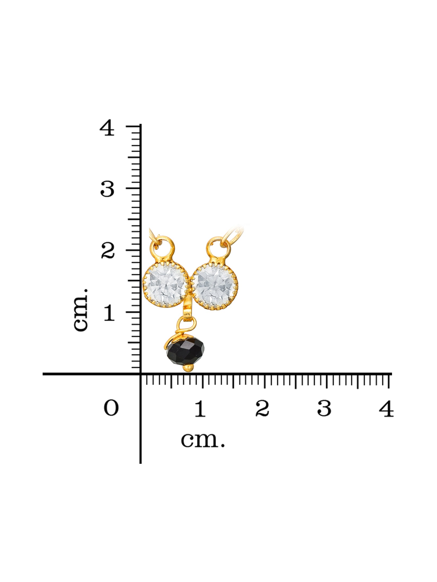 Aadita Twin Crystal Infinity Style Mangalsutra
