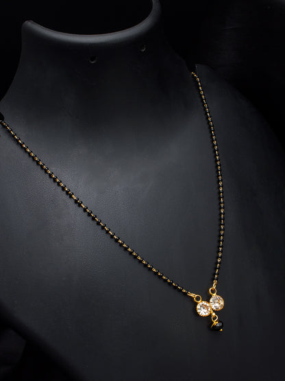 Aadita Twin Crystal Infinity Style Mangalsutra
