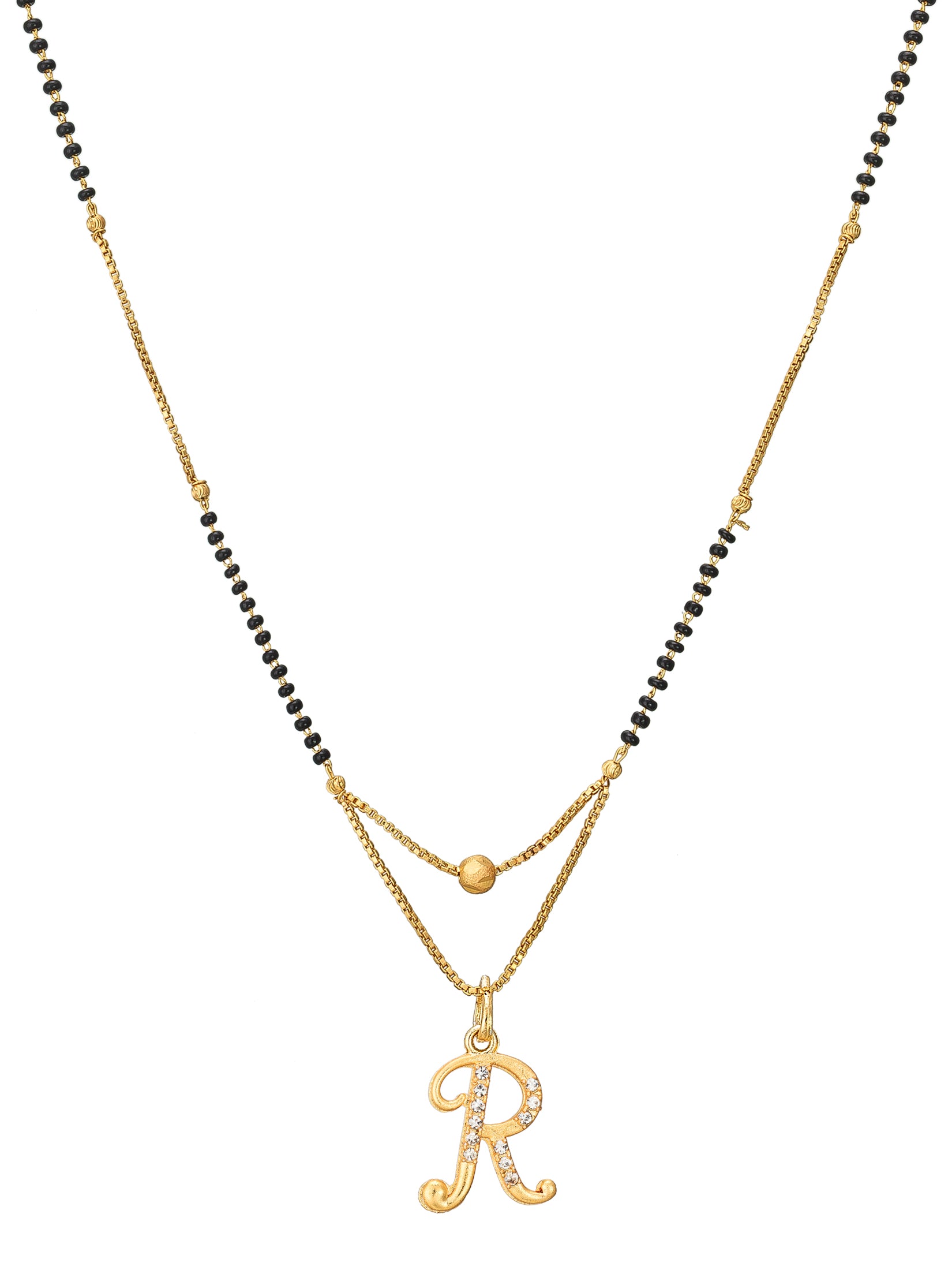 Aadita Alphabet 'R' Initial Mangalsutra