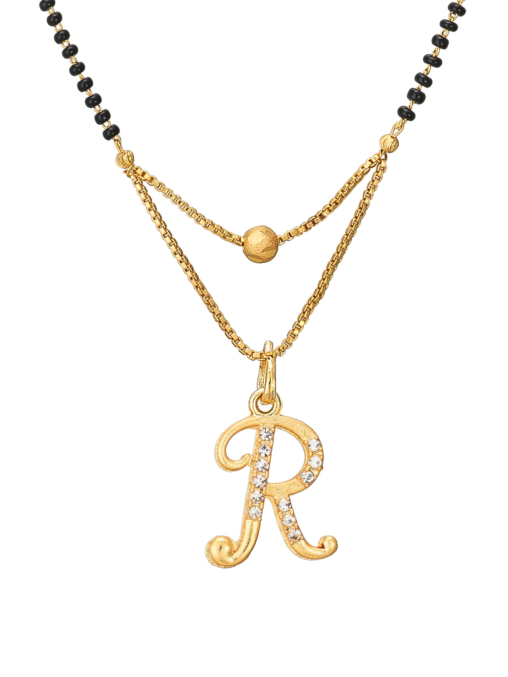 Aadita Alphabet 'R' Initial Mangalsutra