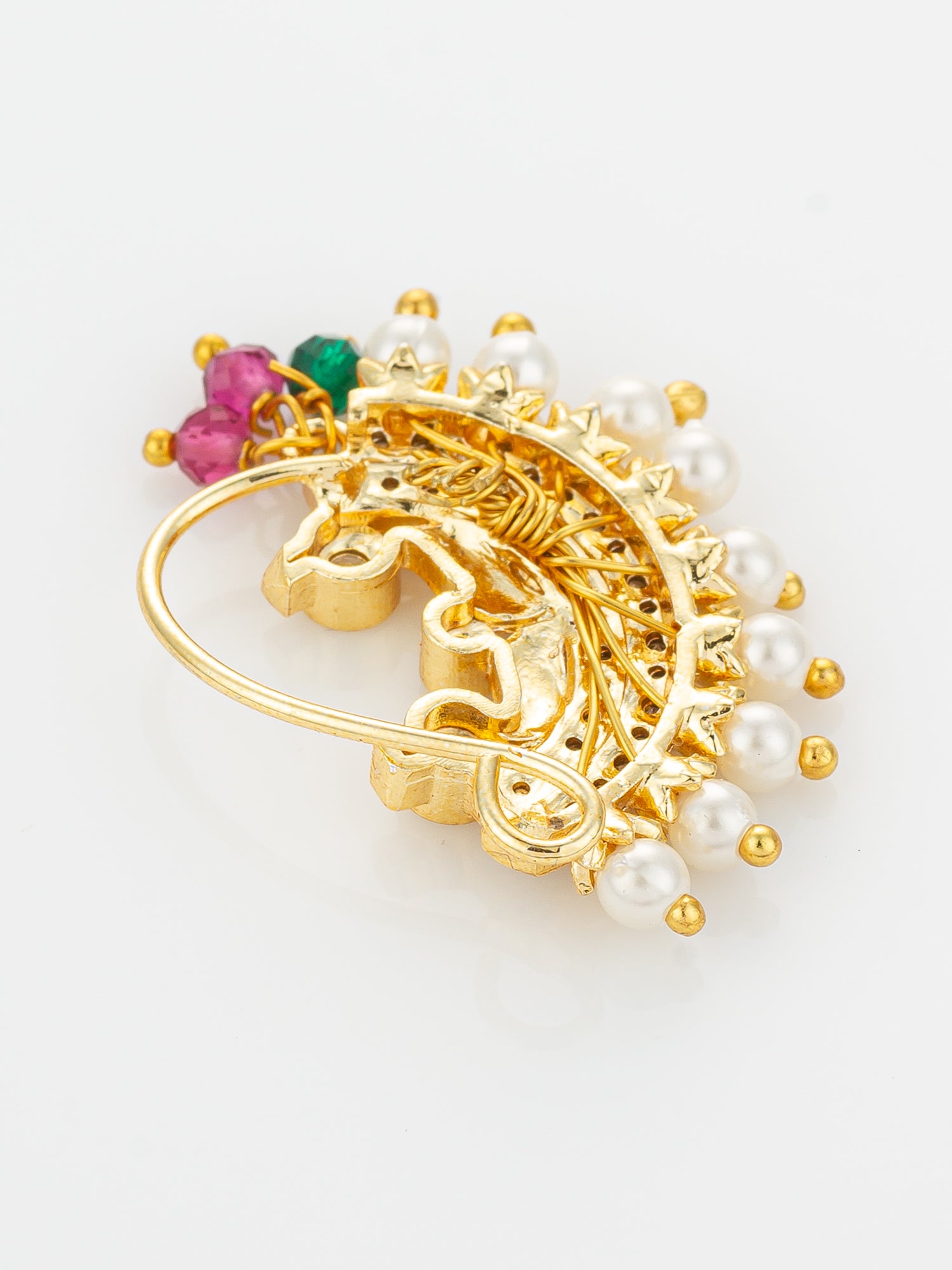 Aadita Traditional Maharashtrian Gold Plated Nath