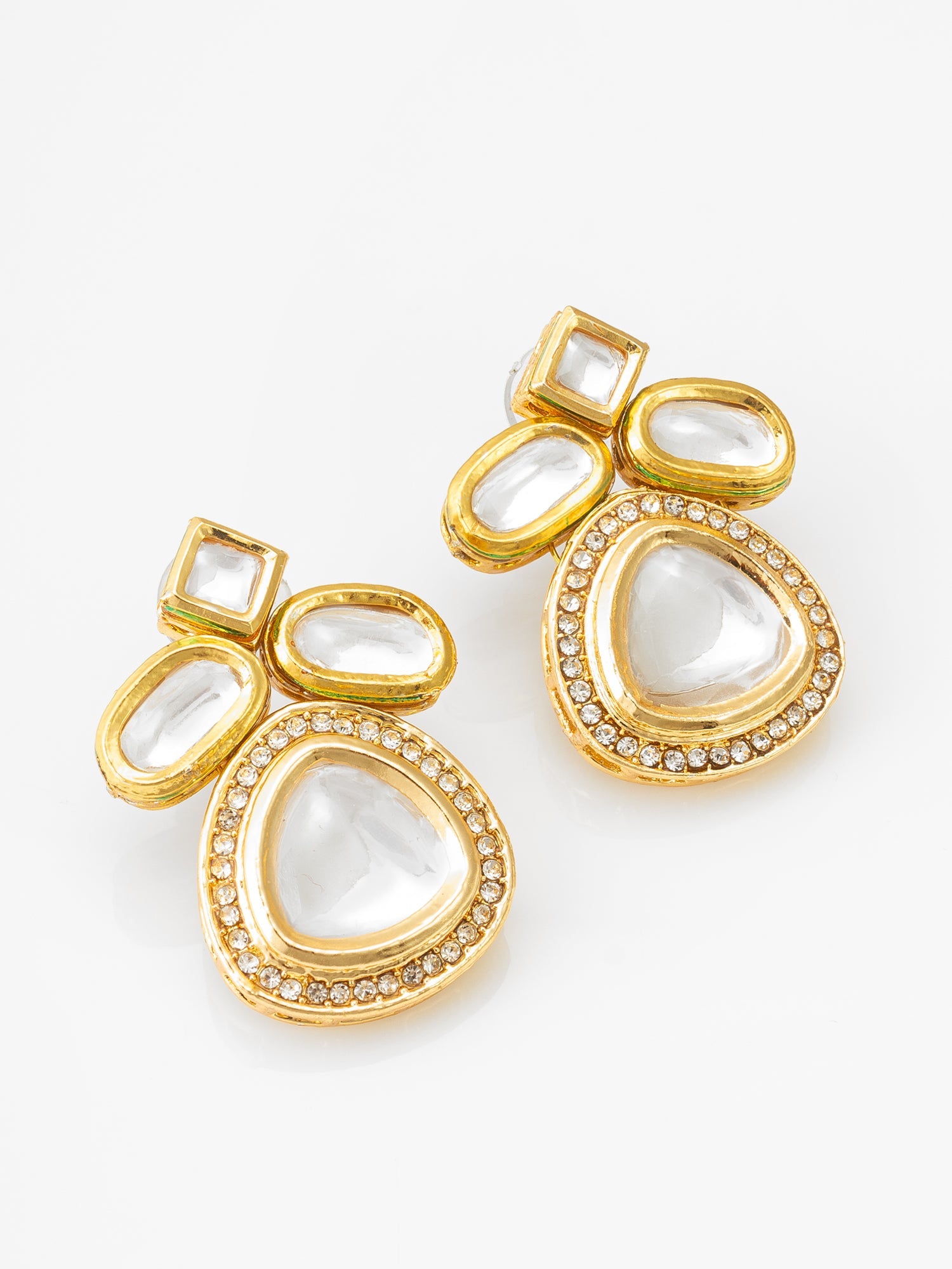 Traditional Multi-Strand Pearl & Kundan Necklace Set WNK4462