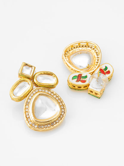 Traditional Multi-Strand Pearl & Kundan Necklace Set WNK4462