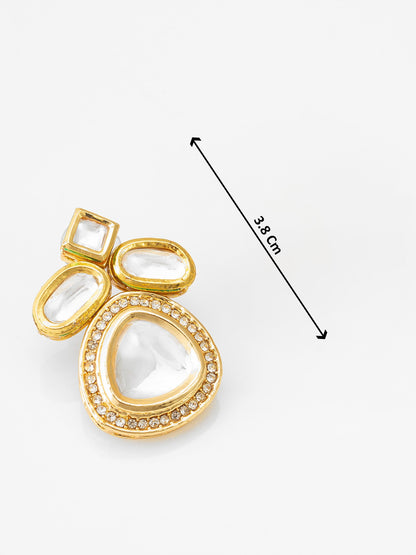 Traditional Multi-Strand Pearl & Kundan Necklace Set WNK4462