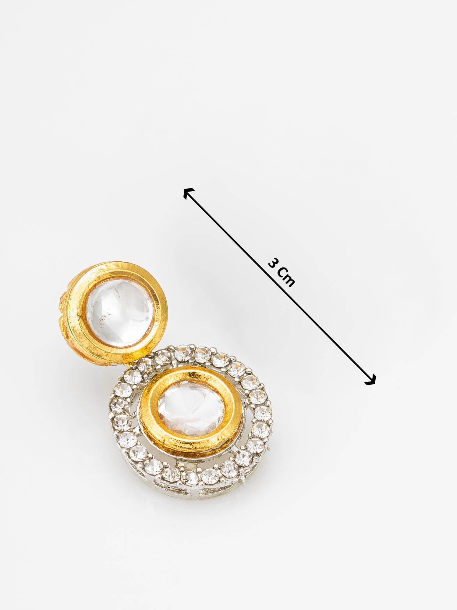 Majestic Maroon Five-Strand Beaded Kundan Necklace Set with Stud Earrings WNK4504