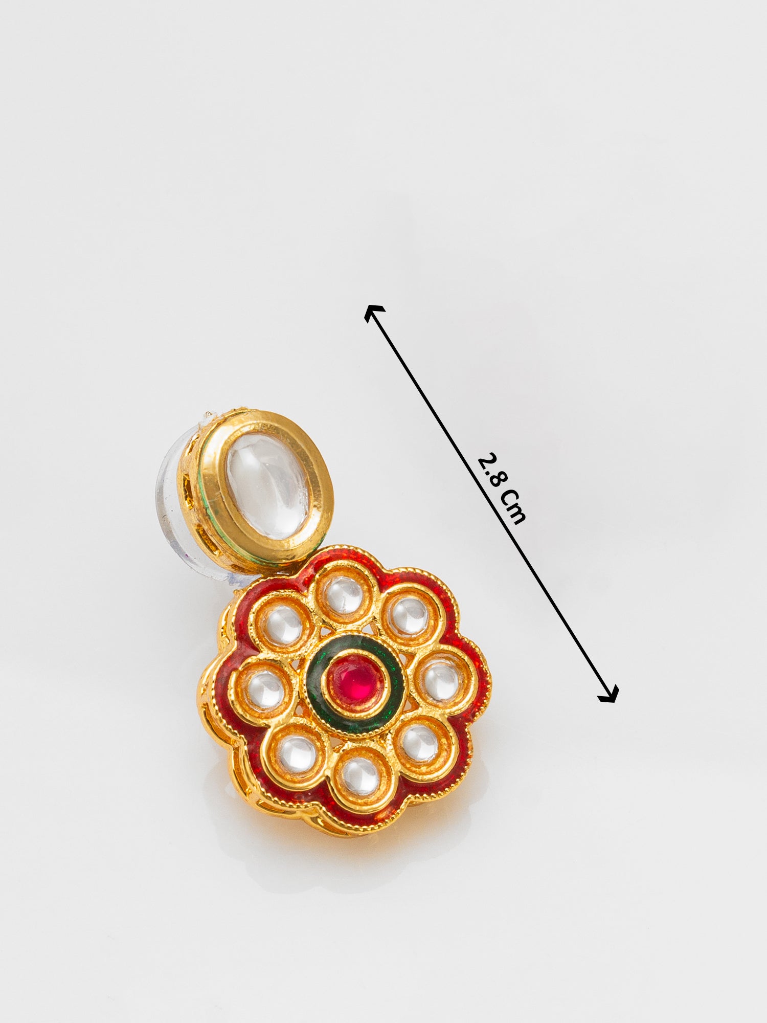 Aadita Floral Kundan Pearl Multicolour Necklace Set