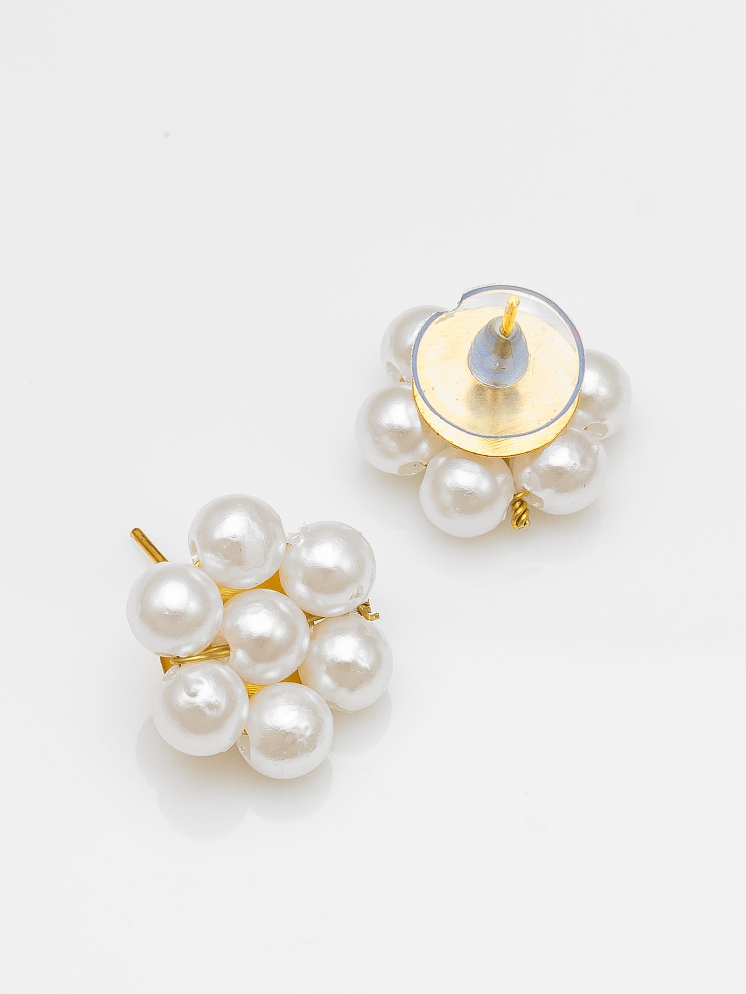 Aadita White Pearl Multi-Layer Bridal Necklace Set