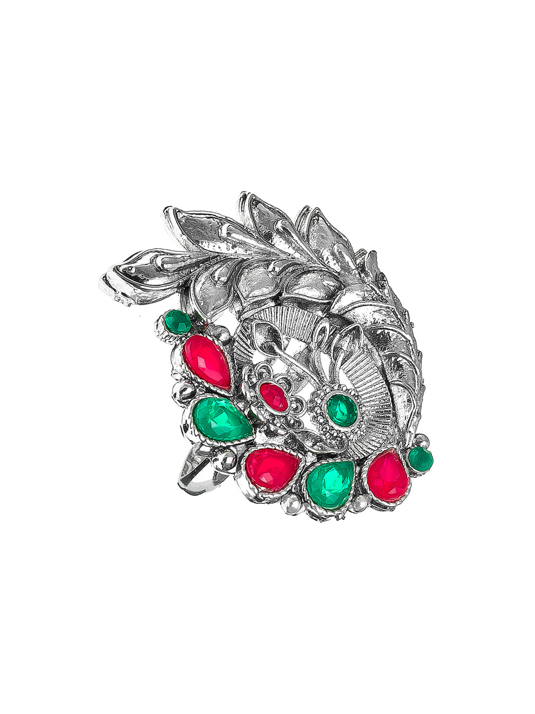 Aadita Oversized Ethnic Paisley Ring